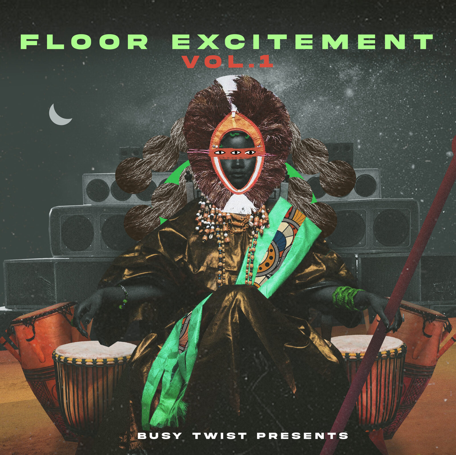 Floor Excitement Vol. 1 flat cover artwork - Busy Twist Presents